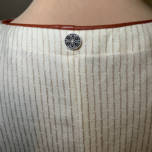 Elegant Cream Fringe cape poncho - Picture 5 of 7